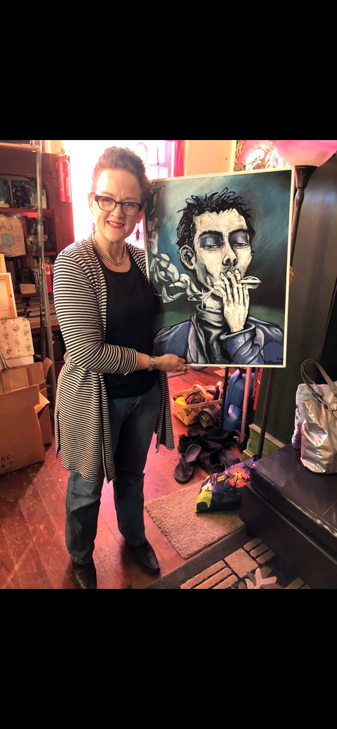 Sara with “Peter Murphy”- Happy Customer